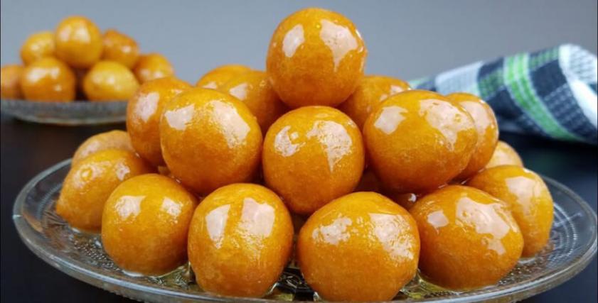 حلو غنية ومميزة لقيمات المقرمشة أو الزلابيه بالشربات طعمها تحفة وشكلها حلو 5 حلو غنية ومميزة لقيمات المقرمشة أو الزلابيه بالشربات طعمها تحفة وشكلها حلو