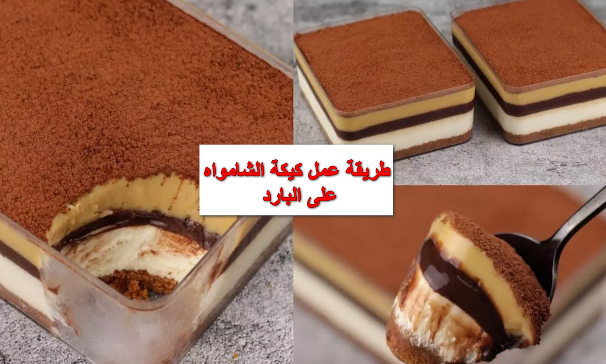 من غير فرن ولا بيض ولا تعب.. طريقة عمل كيكة الشامواه على البارد الكل هيتهبل عليها 5 من غير فرن ولا بيض ولا تعب.. طريقة عمل كيكة الشامواه على البارد الكل هيتهبل عليها