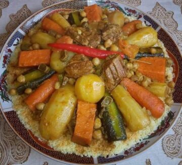 طريقة عمل الكسكسي المغربي بكل سهولة وبمكونات بسيطة