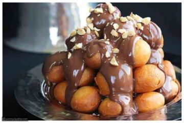 طريقة عمل الزلابية بالشوكولاتة المذابة بكل سهولة