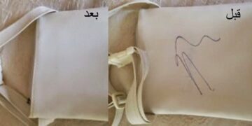 كانت فين الفكرة دي من زمان.. طريقة جهنمية لتنظيف الشنط البيضاء والقماش من البقع والاصفرار… من هنا ورايح شنطتك هتبقى جديدة
