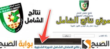 رابط نتائج الشامل الدورة الشتوية 2024 وخطوات الاستعلام في 4 نقاط