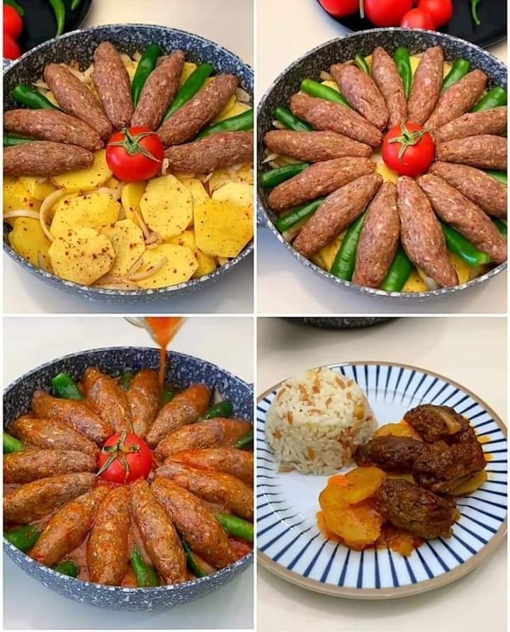 صينية البطاطس بالكفتة على الطريقة التركية أسرع وأحلى غدا 5 صينية البطاطس بالكفتة على الطريقة التركية أسرع وأحلى غدا