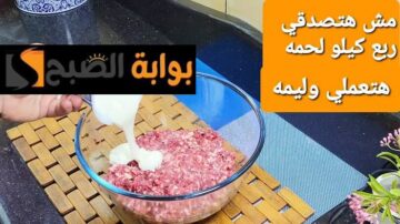 تعالي أقولك ممكن تعملي أي بربع كيلو لحمة مفرومة.. أحلى غداء اقتصادي وسريع وطعمه حكاية هتخلى كل أهل بيتك يطلبوه منك