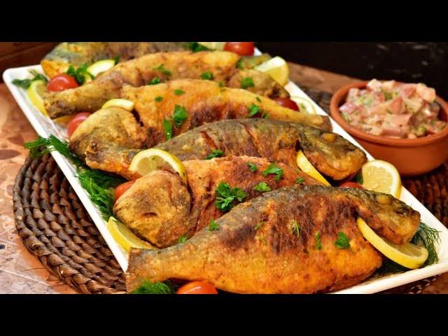 سمك مقلي على طريقة المطاعم.. طعم شهي وقرمشة لا تُقاوم 5 سمك مقلي على طريقة المطاعم.. طعم شهي وقرمشة لا تُقاوم