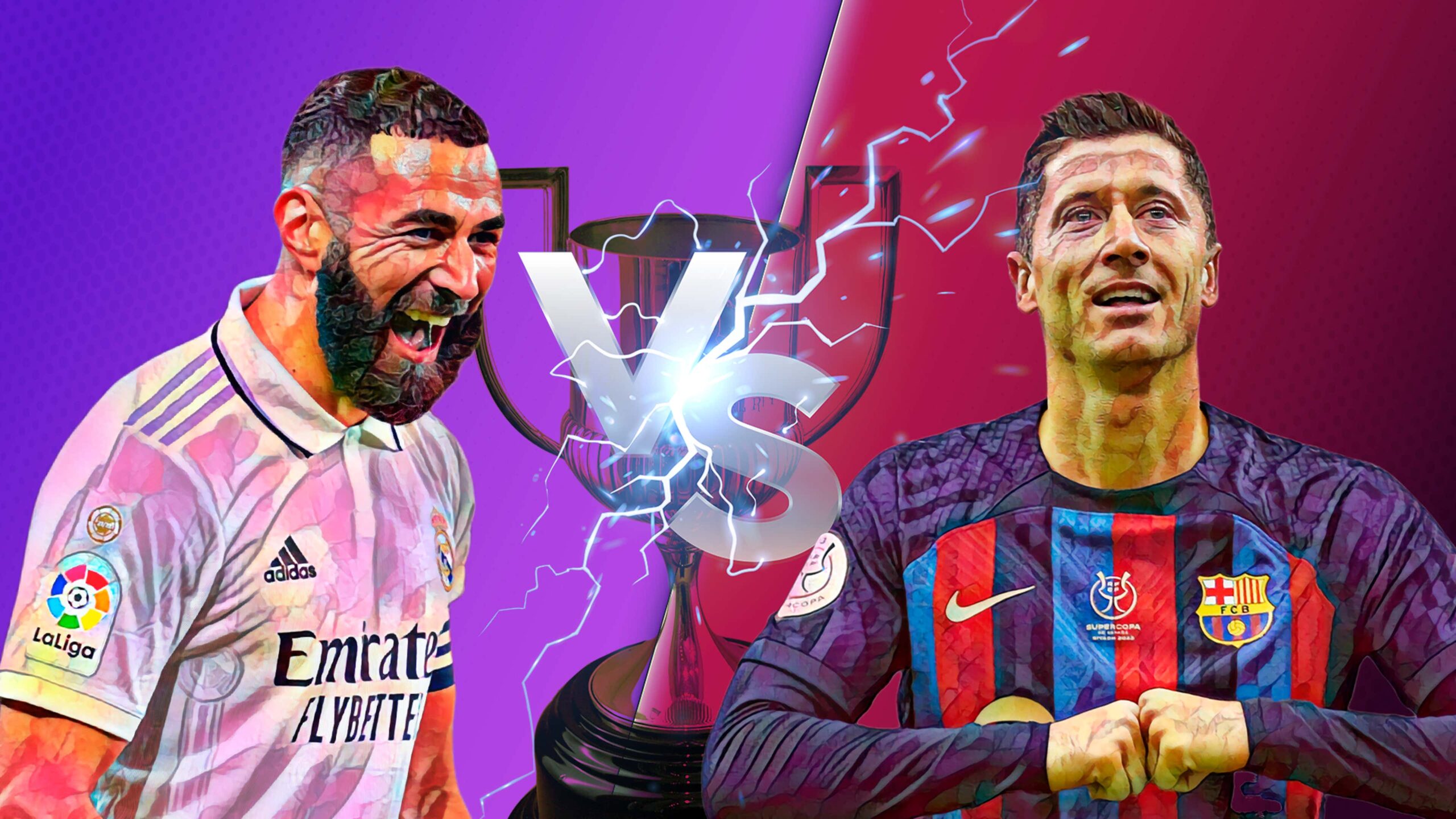 “ريال مدريد وبرشلونة” كلاسيكو ناري في نهائي كأس السوبر الإسباني 2024.. تعرف على الموعد والقنوات الناقلة