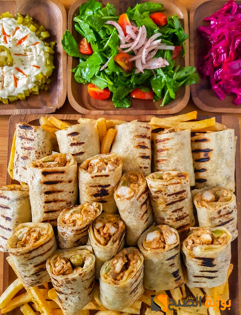 طريقة عمل الشورما السوري بالفراخ أحلى من المطاعم وتتبيله لذيذة في 10 دقائق