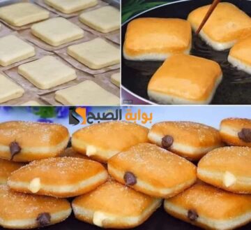 الدوناتس القطنية بعجينة طرية وهشة أحلى من المحلات ب 5 مكونات