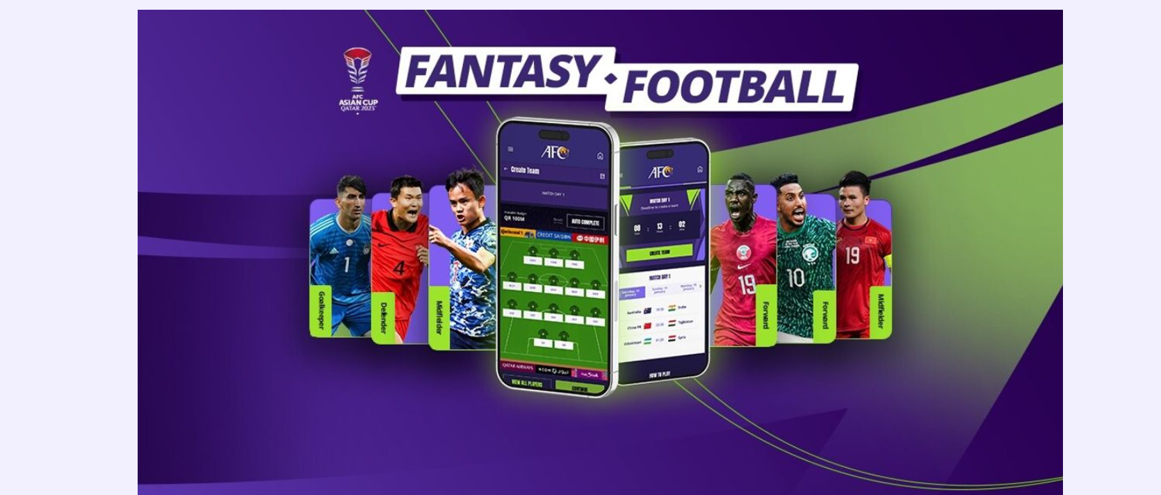 اطلاق لعبة فانتازي كاس اسيا 2023 AFC.. سجل وعيش المنافسة