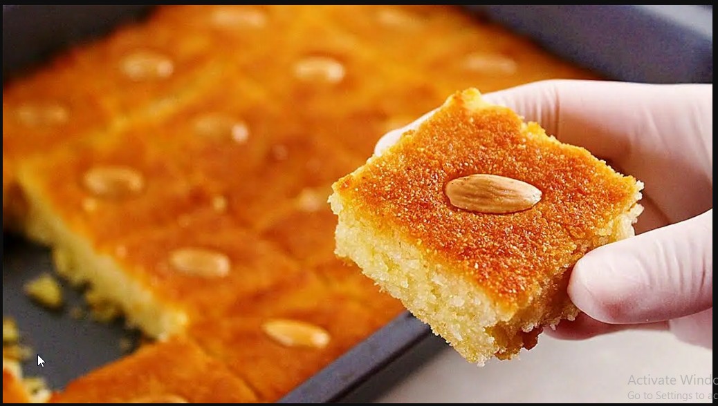 بسبوسة الحلواني هتعمليها في ثواني.. مرمله ومتماسكه و طريه زى بتاعه المحلات الطعم خياااال هتبقي استاذه