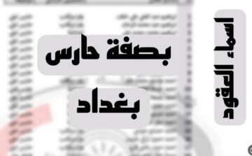 “عاجل”اسماء المرشحين للتعاقد بصفة حارس ليلي 2024  وموعد استلام مهام العمل بحسب ما اوضحته الجهات الرسمية