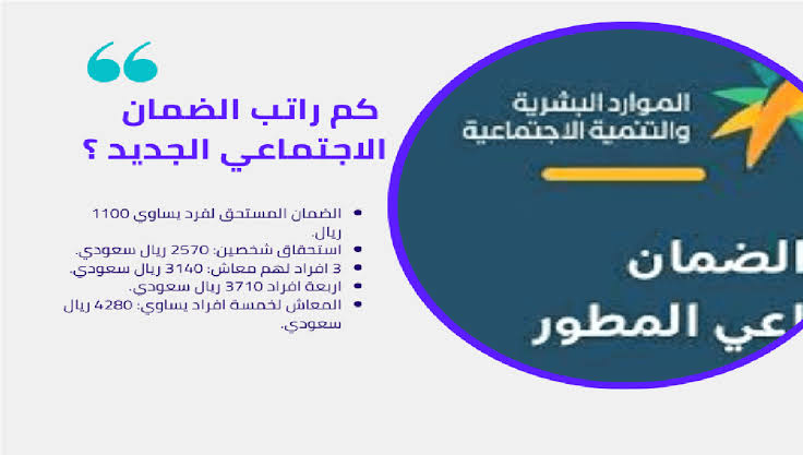 كم راتب الضمان الاجتماعي للفرد والأسرة وفقا لتعديلات الجديدة 1445/2024 حالات إيقاف الدعم 5 كم راتب الضمان الاجتماعي للفرد والأسرة وفقا لتعديلات الجديدة 1445/2024 حالات إيقاف الدعم