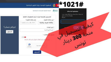 “قدم حالا” social.gov.tn رابط التقديم على منحة ال 300 دينار تونسي والشروط المطلوبة