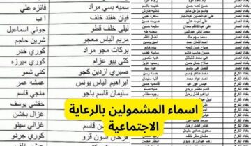 molsa.gov.iq وزارة العمل.. كشف اسماء الرعاية الاجتماعية الوجبة الاخيرة 2024 عموم العراق