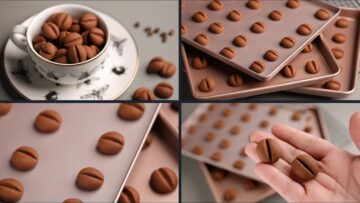 روعة للفطار.. بسكويت القهوة الرائع لعشاق القهوة هش ومقرمش وخفيف ودايب بدون ماكينة ولا خلاط.. بطريقة الشيفات