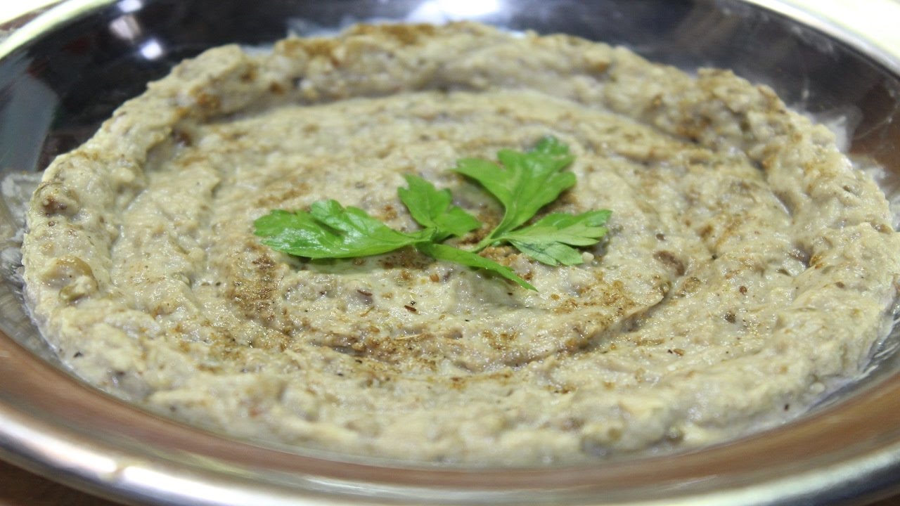 طريقة عمل بابا غنوج بتتبيلة الخل والثوم وبطعم ومذاق رهيب ألذ من المطاعم