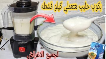 ضاع عمرك تشتريها جاهزة.. ارمي اللبن في الخلاط وشوفي هيتحول ازاي ندمت ان مجربتهاش من زمان هتوفري كتير