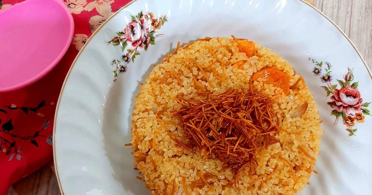 "سهلة وغير مكلفة" طريقة عمل برغل مفلفل بالشعرية بمكونات اقتصادية 5 “سهلة وغير مكلفة” طريقة عمل برغل مفلفل بالشعرية بمكونات اقتصادية