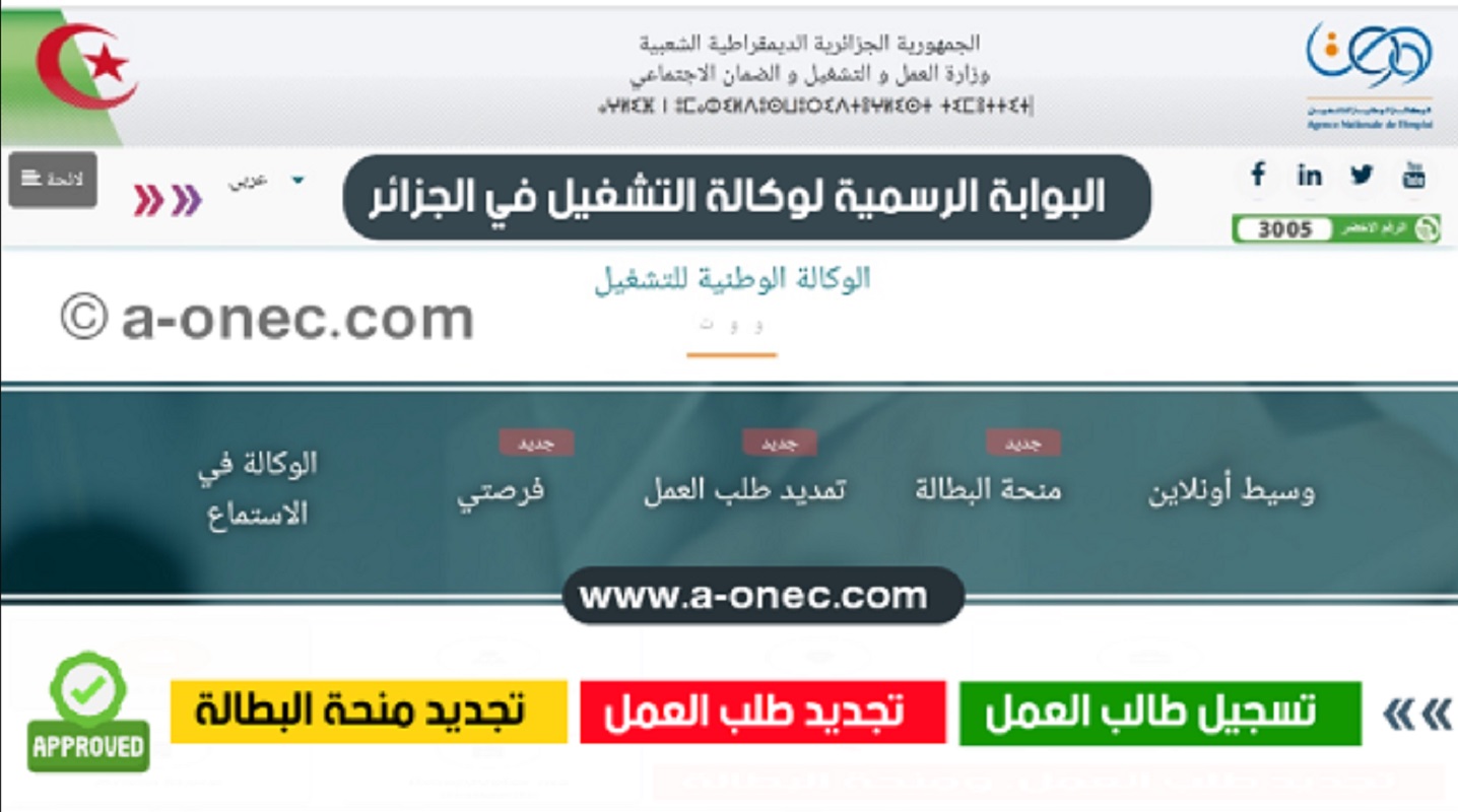 خطوات تجديد منحة البطالة في الجزائر 2024 عبر الوكالة الوطنية للتشغيل 5 خطوات تجديد منحة البطالة في الجزائر 2024 عبر الوكالة الوطنية للتشغيل