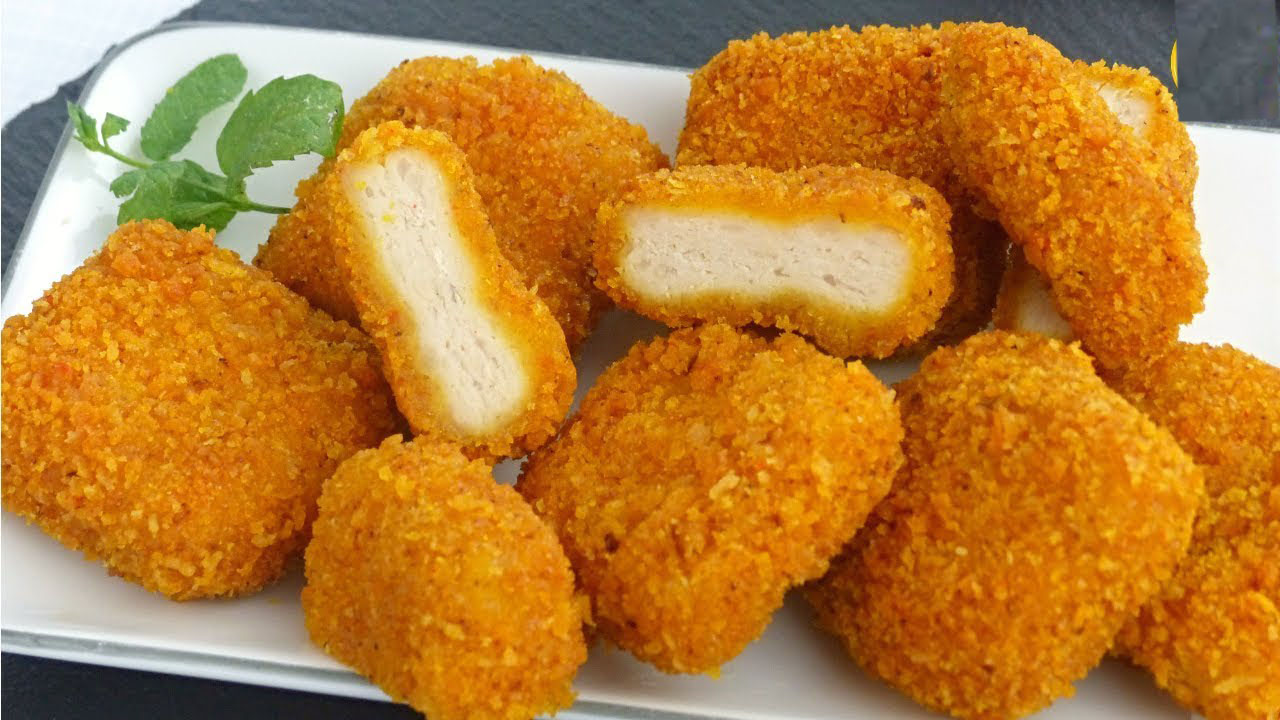 “ناجتس الشركات” بنص كيلو دجاج هتعملي أكبر كمية من الناجتس بدون بيض ولا حليب