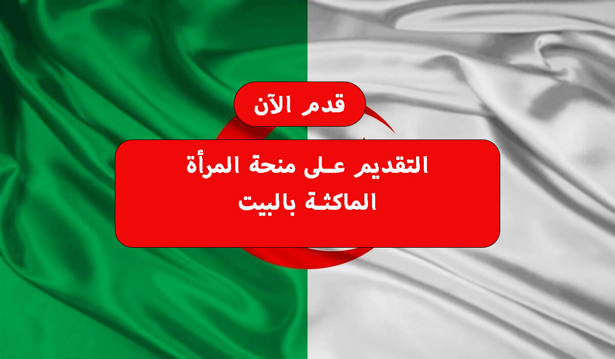 كيفية التقديم على منحة المرأة الماكثة بالبيت 2024 بالجزائر؟ وما هي أهم البيانات المطلوبة! 5 كيفية التقديم على منحة المرأة الماكثة بالبيت 2024 بالجزائر؟ وما هي أهم البيانات المطلوبة!