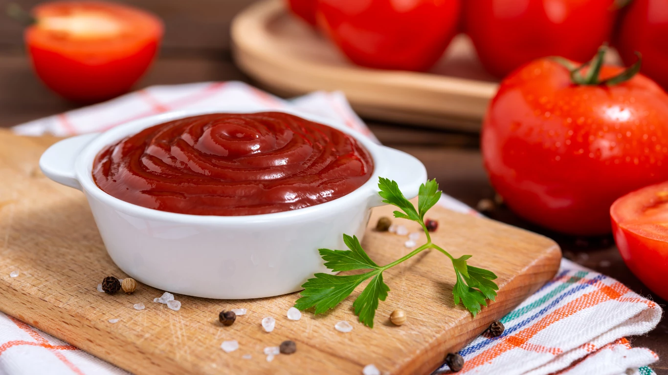 طريقة عمل الكاتشب الأصلي بالمقادير المظبوطة وبنفس طعم وجودة وقوام الجاهز وتحدي