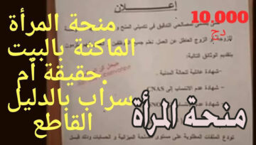 شروط منحة المرأة الماكثة بالبيت بالجزائر 2024 خطوات التسجيل بشكل إلكتروني عبر الوكالة الوطنية للتشغيل
