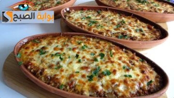 في 10 دقائق حضري صينية بطاطس بيوريه باللحمة المفرومة كريمية لذيذة جداً