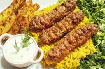 تحضير وجبة غداء شهية كفتة بالفرن وأرز بنكهة الجزر
