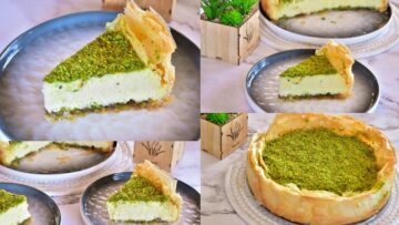 “مزيج مثالي بين الحلويات الشرقية والغربية” طريقة عمل تشيز كيك البقلاوة الشهي بخطوات سهلة وبسيطة وطعم أكثر من رائع