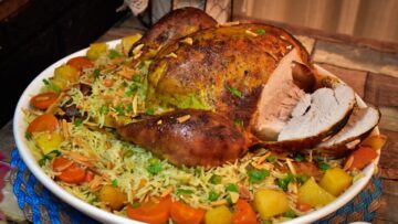 ديك رومي محشي.. سر الطعم اللذيذ وطريقة التحضير في البيت زي المطاعم بمكونات بسيطة وخطوات سهلة!