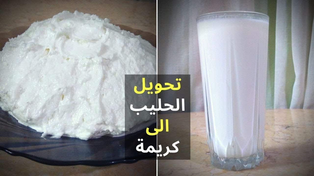 طريقه تحويل كوب حليب إلي كريم شانتيه في المنزل وبدون أي تكاليف 5 طريقه تحويل كوب حليب إلي كريم شانتيه في المنزل وبدون أي تكاليف