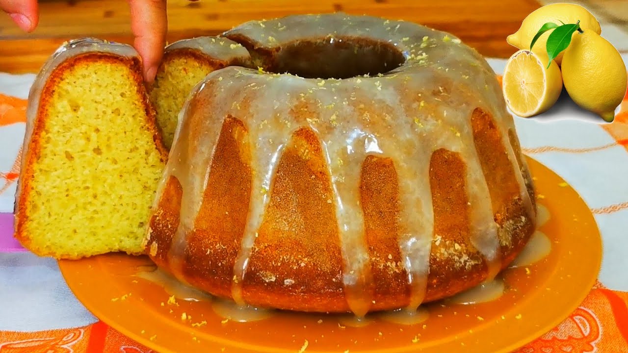 كيكة الليمون المنعشة سهلة التحضير في الخلاط 5 كيكة الليمون المنعشة سهلة التحضير في الخلاط