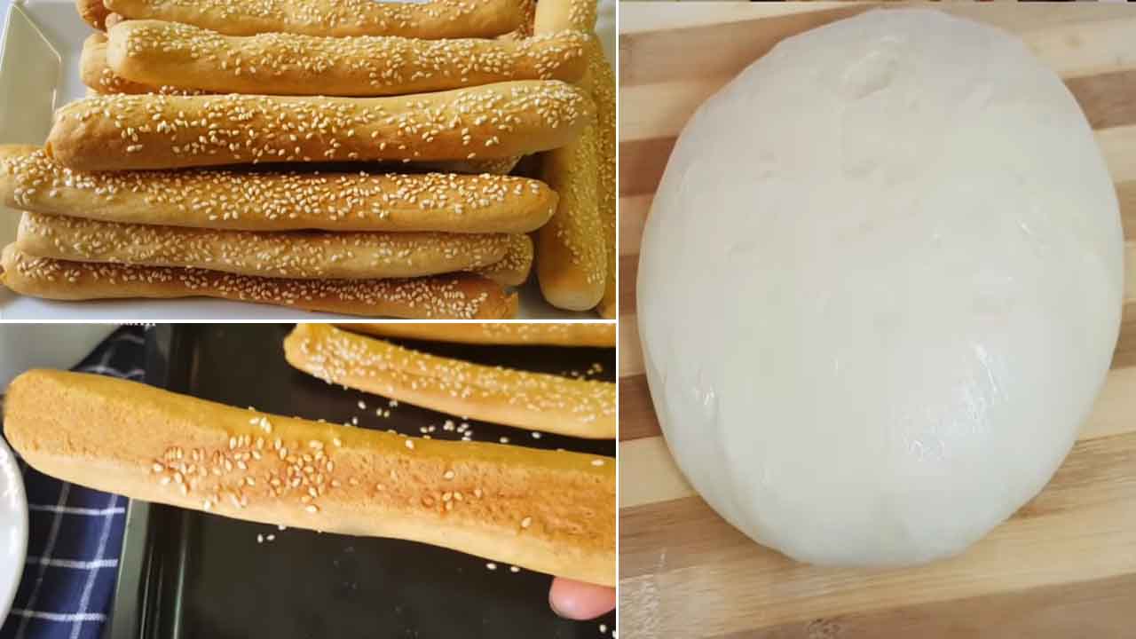 جماله ما يتوصفش.. البقسماط المقرمش اللذيذ بالسمسم.. اعمليه احلي من الافران.. من غير تعب ولا مجهود 5 جماله ما يتوصفش.. البقسماط المقرمش اللذيذ بالسمسم.. اعمليه احلي من الافران.. من غير تعب ولا مجهود