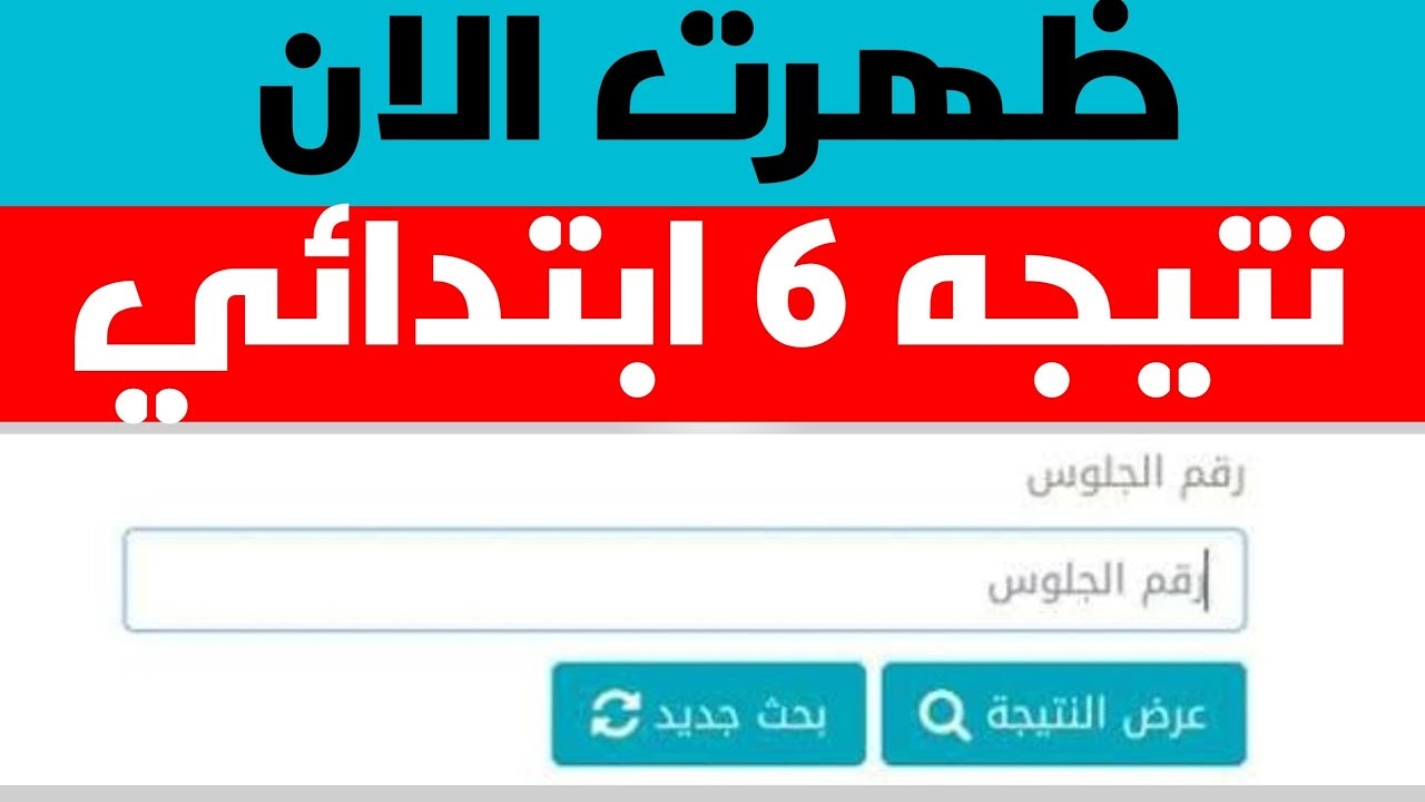 نتيجة الصف السادس الابتدائي محافظة القاهرة 2024 بوابة التعليم الاساسي 5 نتيجة الصف السادس الابتدائي محافظة القاهرة 2024 بوابة التعليم الاساسي