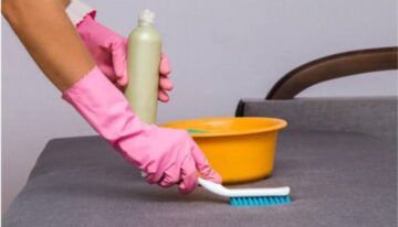 بدون مجهود ولا تعب طريقة تنظيف الانتريه على الناشف