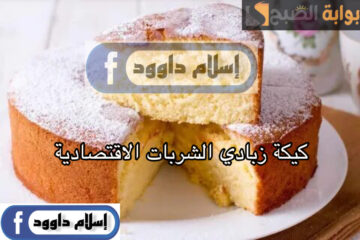 وصفة سهلة وخفيفة.. حضري لاولادك كيكة زبادي الشربات الاقتصادية بمكونات بسيطة في المنزل