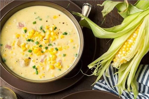 شوربة الذرة الجبارة ناعمة وكريمي و صحية جداً لكى ولأسرتك فوائدها الرهيبه بالمكونات وطريقة التحضير 5 شوربة الذرة الجبارة ناعمة وكريمي و صحية جداً لكى ولأسرتك فوائدها الرهيبه بالمكونات وطريقة التحضير