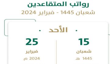 هتقبض خلاص!.. متى تنزل رواتب المتقاعدين شهر فبراير 2024؟ وما هي أهم الشروط المطلوبة!