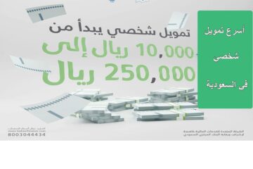 250 ألف تمويل شخصي فورى علي 5 سنوات مدة سداد من شركة تسهيل