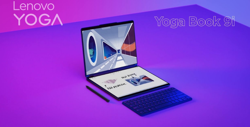 لينوفو تطلق Yoga Book 9i 2024 بشاشة OLED مزدوجة ومعالج Intel Core Ultra 5 لينوفو تطلق Yoga Book 9i 2024 بشاشة OLED مزدوجة ومعالج Intel Core Ultra