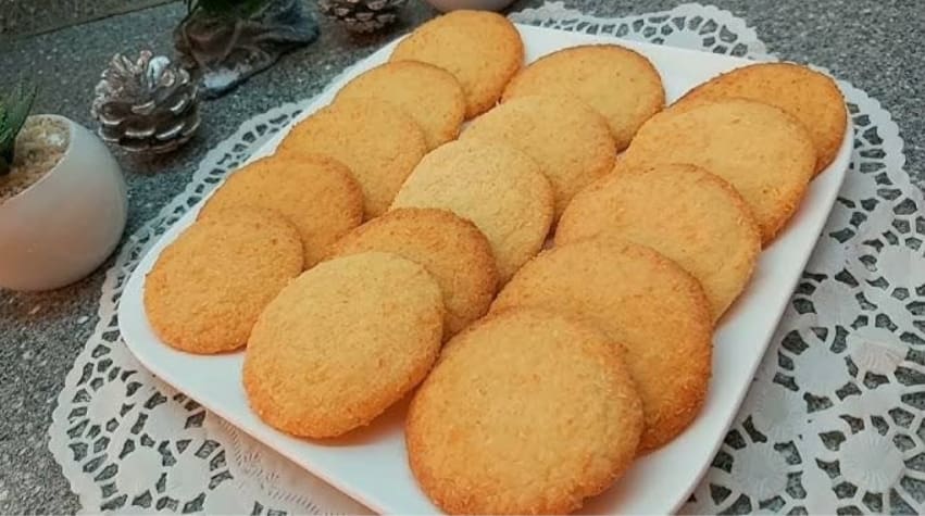 بنصف كوب زبدة هتعملي بسكويت جوز الهند المقرمش الخطير بطعم أول مرة تدوقيه