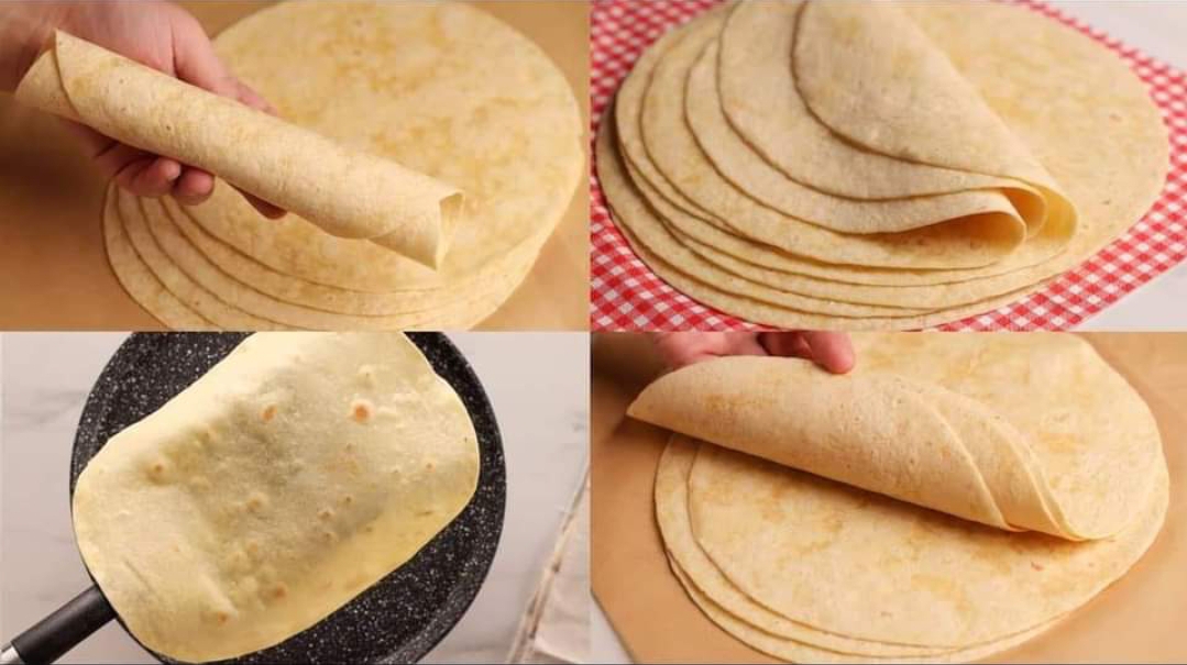 طريقة عمل خبز التورتيلا بمكونات بسيطة مش هتشتريه من برة تاني 5 طريقة عمل خبز التورتيلا بمكونات بسيطة مش هتشتريه من برة تاني
