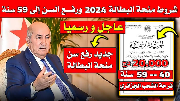 متاح هنا شروط منحة البطالة 2024 بالجزائر الجريدة الرسمية anem.dz