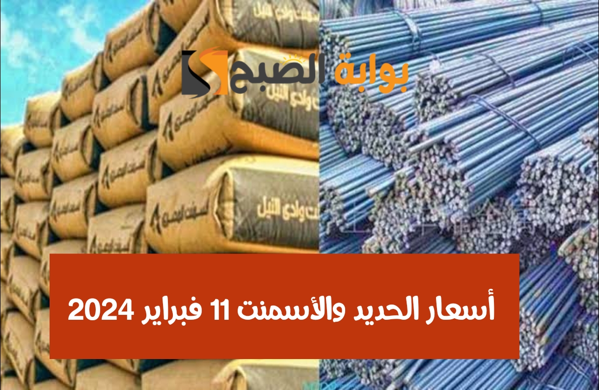 بكام في المصنع النهاردة؟... أسعار الحديد والأسمنت اليوم الأحد 11 فبراير 2024 في مصر 5 بكام في المصنع النهاردة؟… أسعار الحديد والأسمنت اليوم الأحد 11 فبراير 2024 في مصر