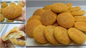 بكيلو دقيق هتملي بيتك خير قرص الأفران بالسمسم وسر العجينة القطنية بطعم رهيب لا يقاوم