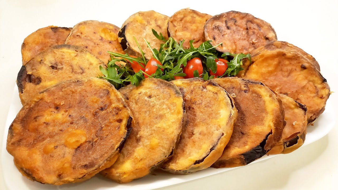 صحي ولذيذ.. طريقة الباذنجان المقلي المقرمش بدون امتصاص زيت نهائيا زي بتاع المطاعم 5 صحي ولذيذ.. طريقة الباذنجان المقلي المقرمش بدون امتصاص زيت نهائيا زي بتاع المطاعم