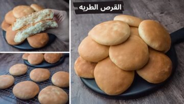 لعشاق المعجنات والمخبوزات .. اعملي القرص الطرية المورقة بكوباية لبن وشوية دقيق