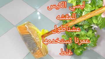 طلع اختراع غايب عننا.. لبسي المقشة كيس بلاستيك وخليها تكنس البيت وحدها اتارينا طول عمرنا بنكنس غلط