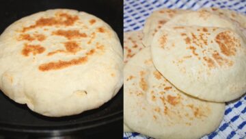 طريقة عمل خبز الطاسة الاقتصادي بسهولة في بيتك من غير تعب وبكمية موفرة